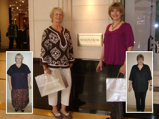 Millie and Janice, Before and After Bariatric Surgery